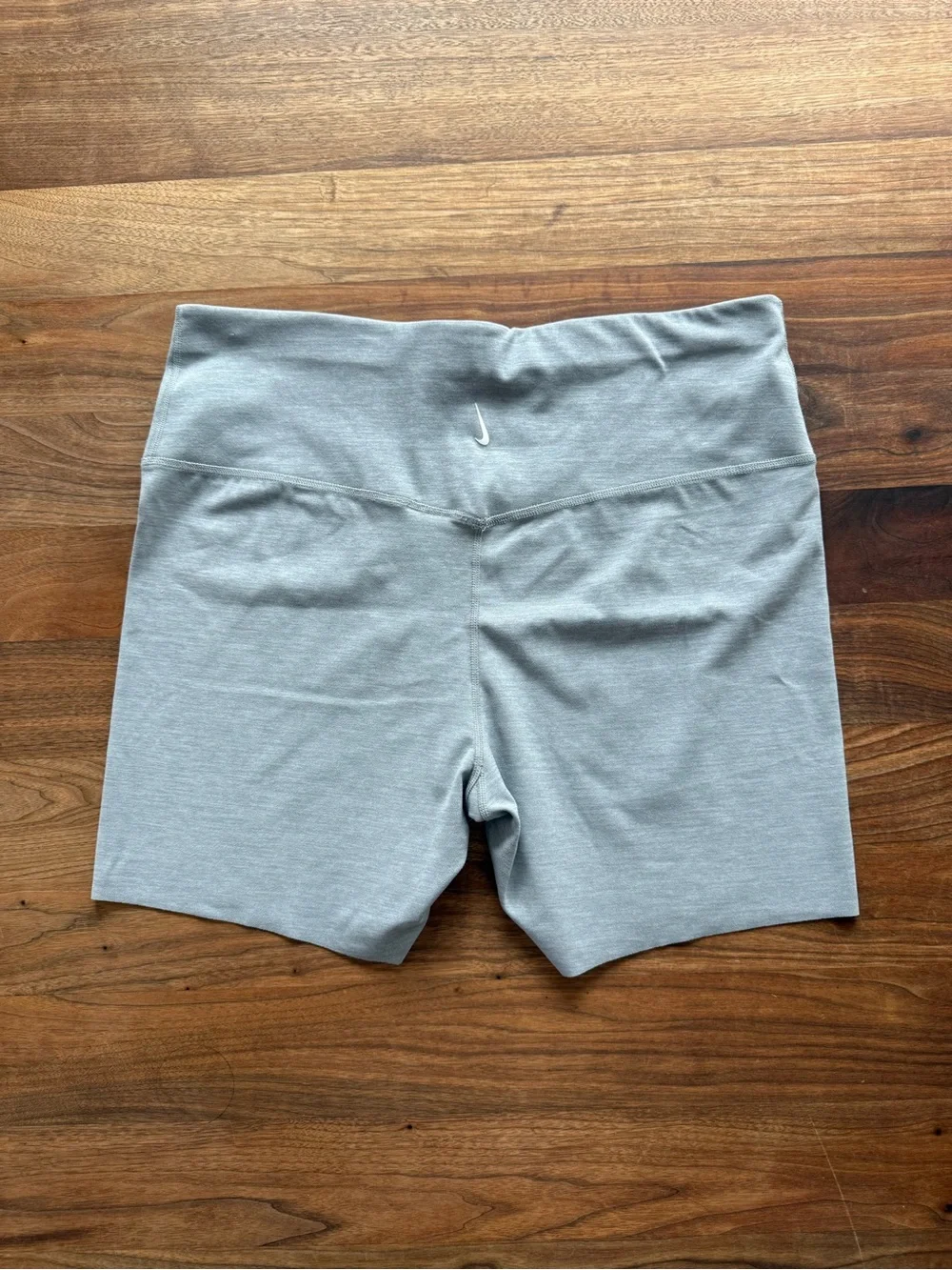 Nike Yoga Luxe Compression Biker Shorts 2XL XXL Women's High Rise Heather Grey
